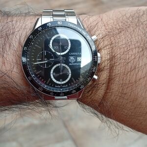 TAG Heuer Carrera Black Dial Watch